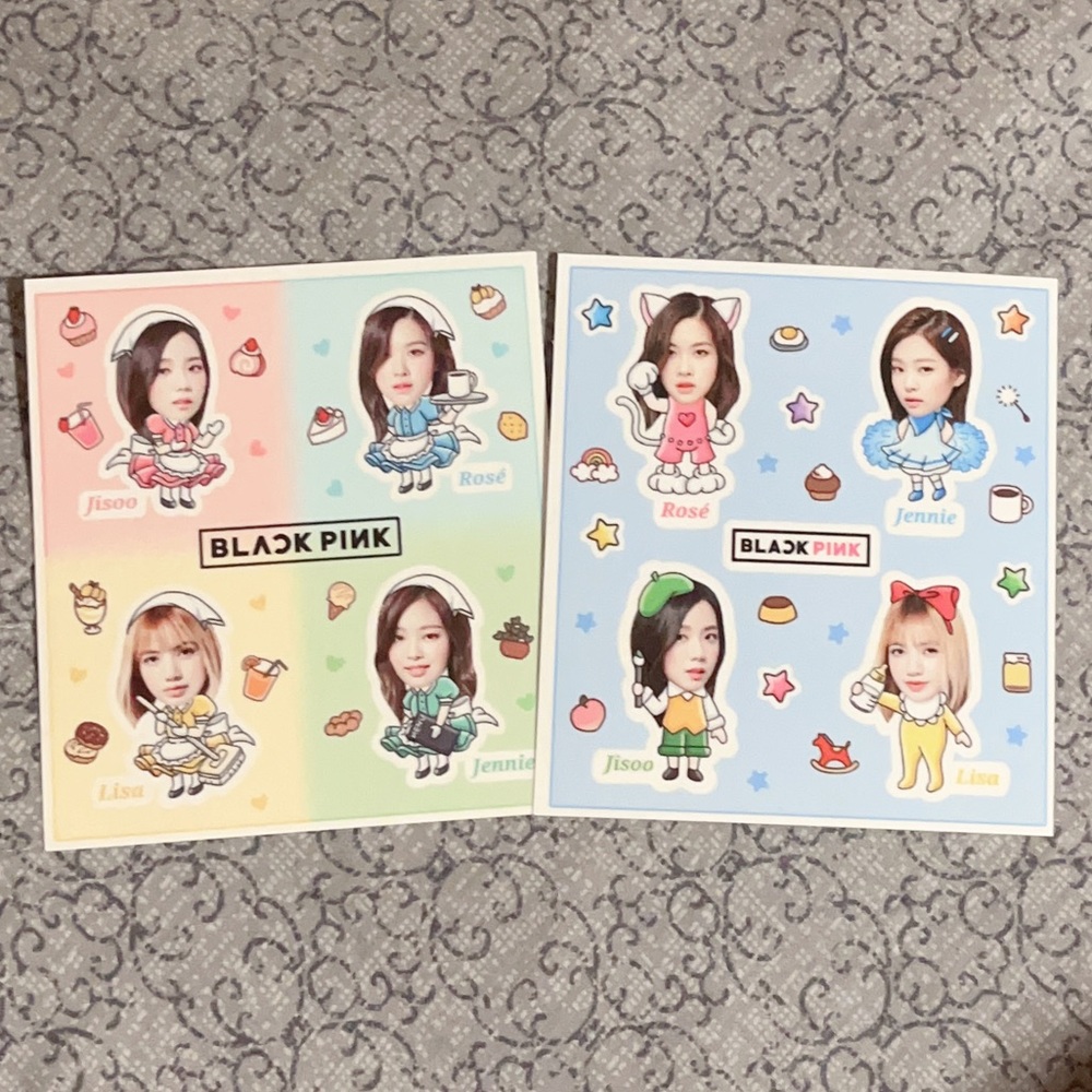 BLACKPINK Member stickers (2pack)